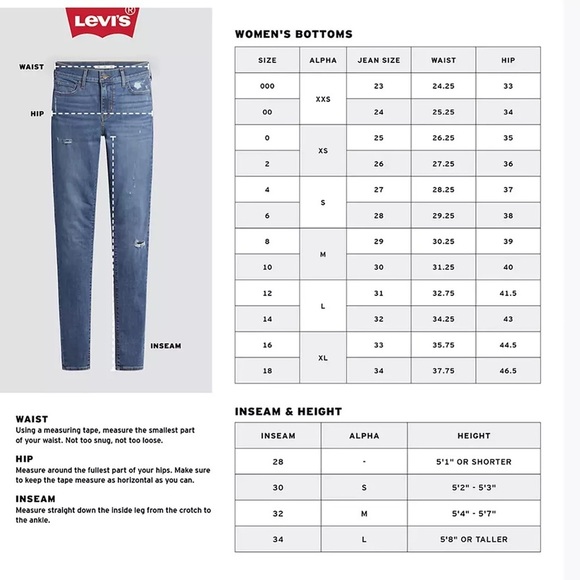 Levi’s 724 High Rise Straight Jeans size 28 size Small - Picture 7 of 15